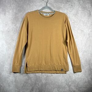 Alpine Design Sweatshirt‎ Womens XS Brown Knit Long Sleeve Crew Neck Pullover